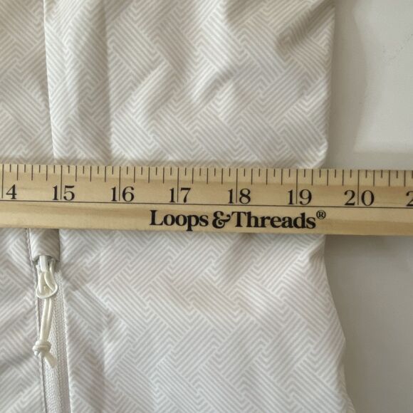 Liv Outdoor Nimbus Birch Geo Hooded Mesh Lined Water Resistant Travel Jacket M - Picture 6 of 14